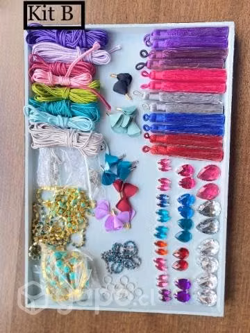 Kit set Soutache piedras y cordones surtidos