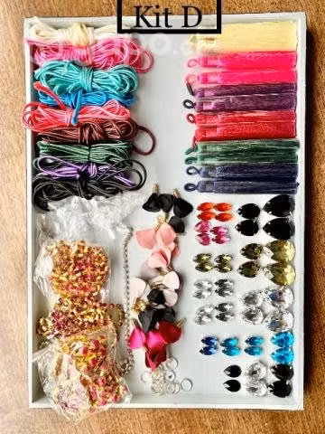 Kit set Soutache piedras y cordones surtidos