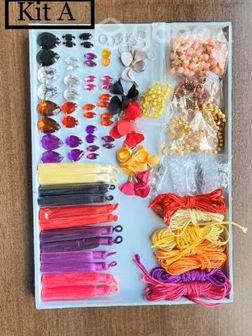 Kit set Soutache piedras y cordones surtidos