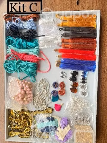 Kit set Soutache piedras y cordones surtidos