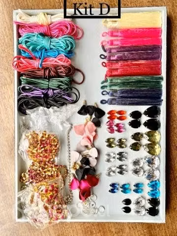 Set / Kit Soutache cordon, piedeas surtidos