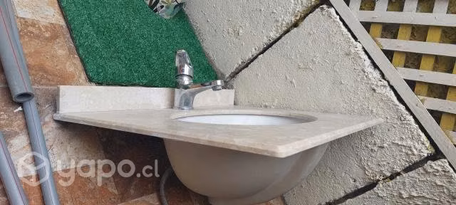 Lavamanos mármol con llave