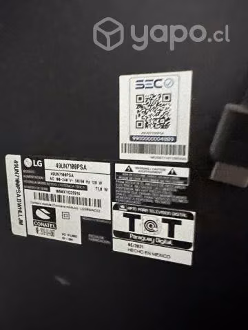 Tv lg de 49'' con control - Imagen 4