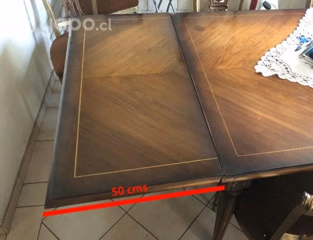 COMEDOR extensible 6 sillas, MODELO SHERATON