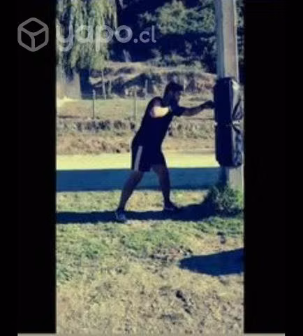 Saco boxeo portátil aire libre