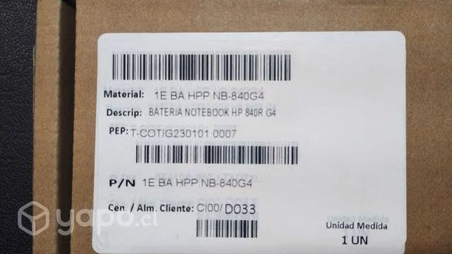 Batería Hp 840r - Imagen 3