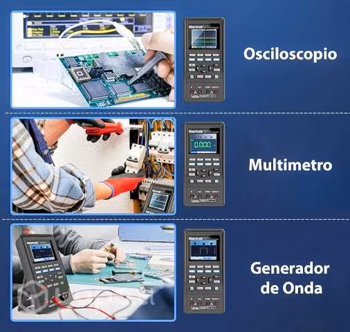 Osciloscopio Hantek 2D72 + Generador + Multimetro
