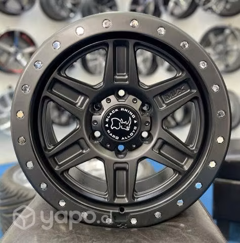 Llantas 17x9 6x139 Black Rhino negro mate
