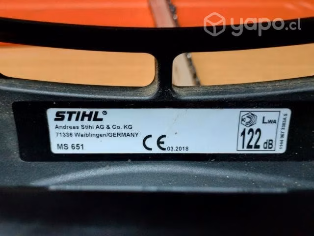 Motosierra Stihl MS 651 ORIGINAL