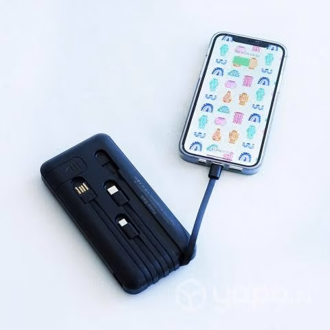 Power Bank 10000mAh 1 Usb, Incluye cable Cargador