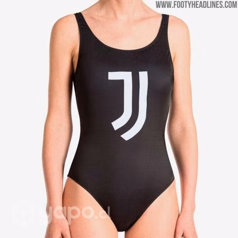 Juventus Hermoso Traje De Baño Entero Mujer Negro