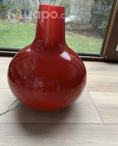 Lámpara sobremesa roja decorativa - Imagen 2