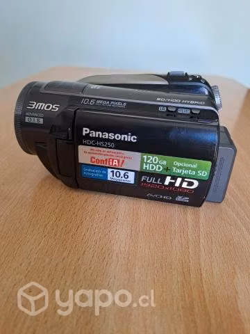 Grabadora Video Panasonic HDC-HS250 semi profesion
