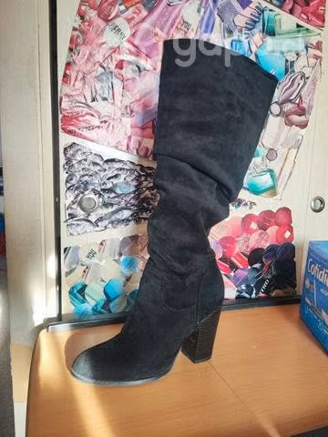 Botas bucaneras de gamuza Weide
