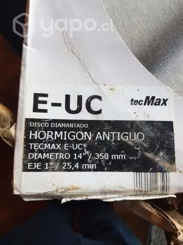 Discos diamantados Tecmax de 14" / 350 mm