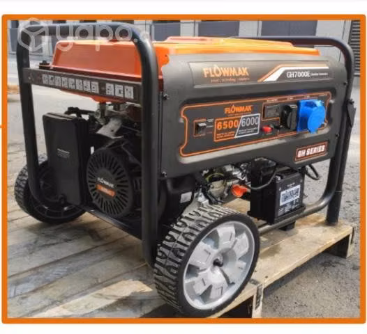Generador flowmak gasolina gh7000e 220v 6000w pe