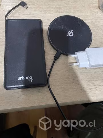Batería portátil y cargador para iPhone y otro