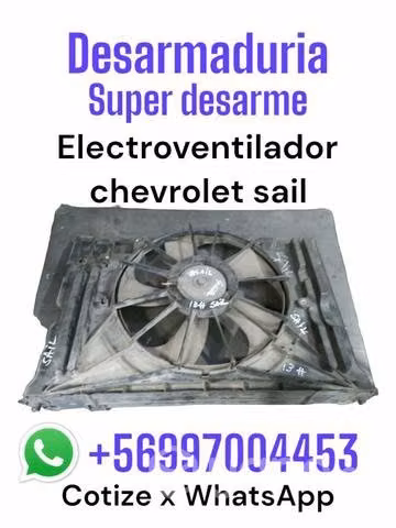 Electroventilador Chevrolet sail
