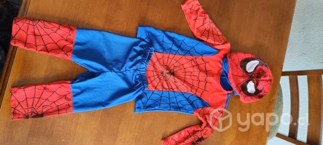 Disfraz Spider Man y Capitan América