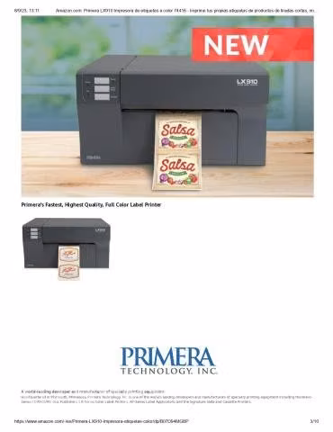 Impresora etiquetas rollo Primera (Arma tu Pyme)