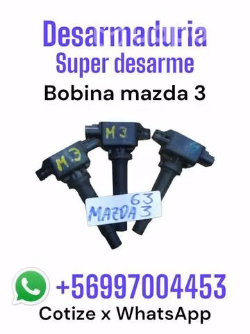 Bobinas Mazda 3 desarmaduría cada uno24