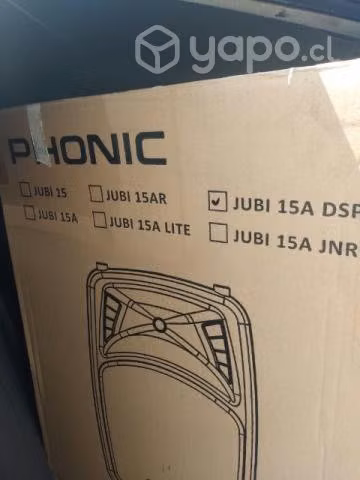 Cajas acuáticas activas phonic JUBI 15 DSP