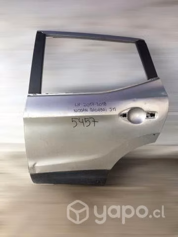 Puerta trasera lh nissan qashqai 2017-2018