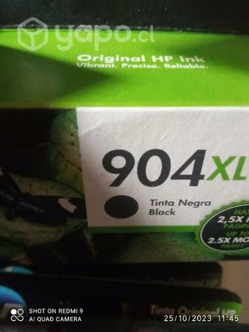 Tintas hp diversos modelos originales de alta blak - Imagen 5