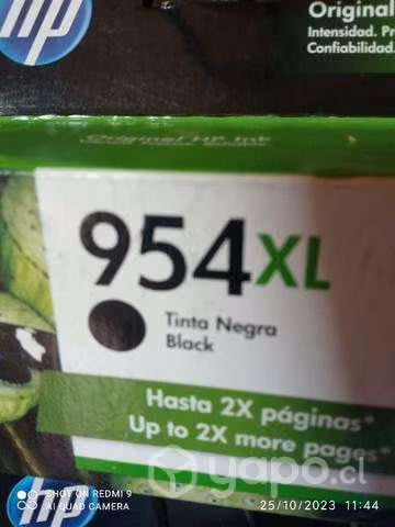 Tintas hp diversos modelos originales de alta blak