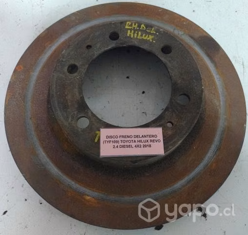 Disco Freno Delantero (TYF109) Toyota Hilux Revo