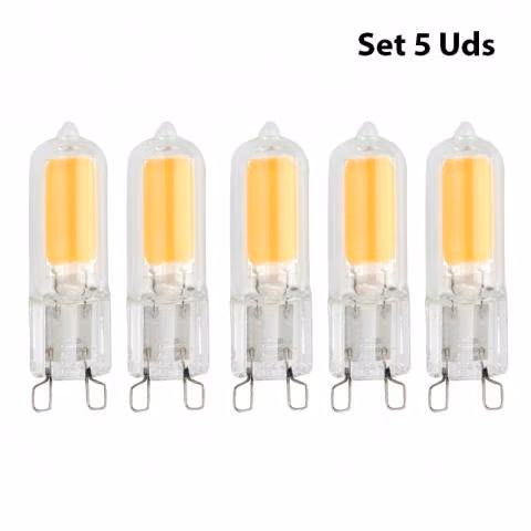 Ampolletas LED G9 220v 15W 260 Lumenes Luz Calida