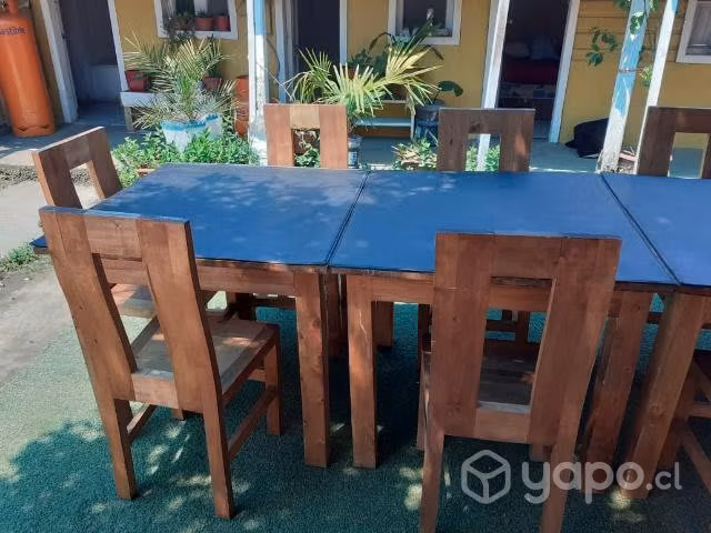 Arriendo mesa y sillas
