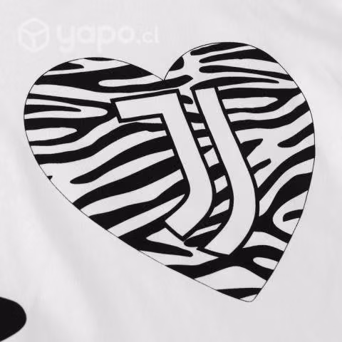 Polera Mujer Juventus I Love J C/ Logo
