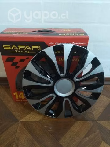 Set de 4 tapas de ruedas de auto
