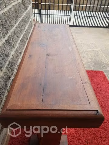 Mesa arrimo Roble mazizo - Imagen 2