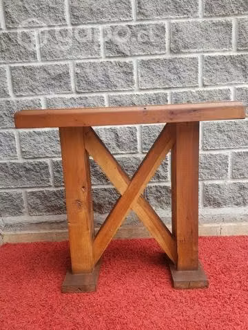 Mesa arrimo Roble mazizo - Imagen 4