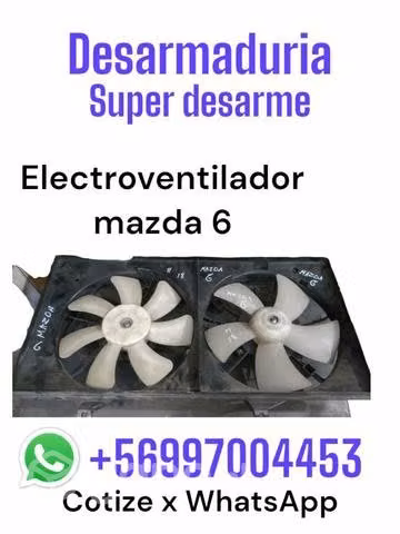 Electroventilador Mazda 6 desarmaduría