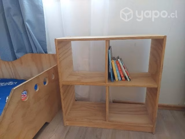 Cama montessori plaza y media con accesorios