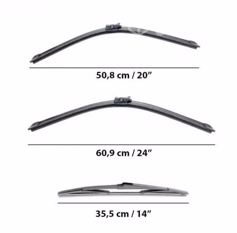 Set Plumillas x3 Limpiaparabrisas Hyundai Veracruz