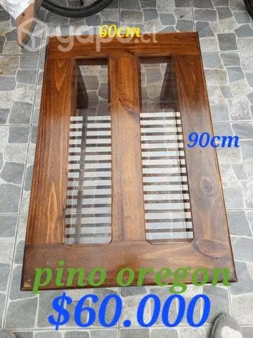 Mesa de centro pino oregon