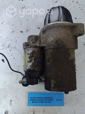 Motor Partida Arranque (SGM033) SSangyong Grand
