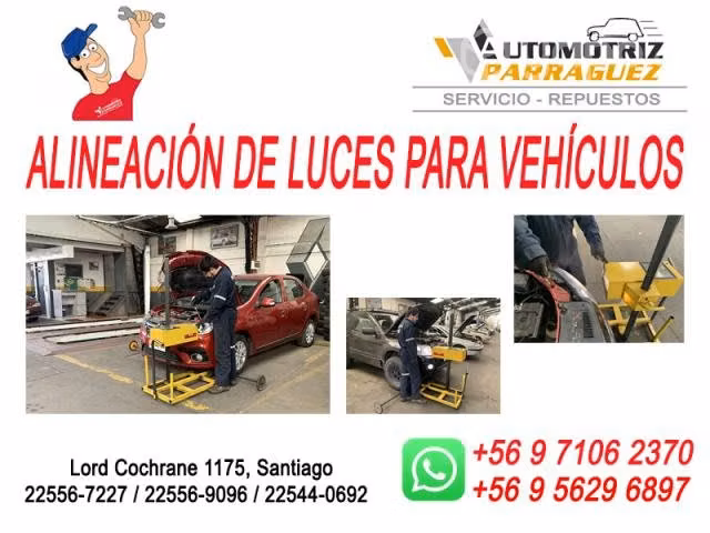 Alineacion de luces para todo tipo de vehiculos
