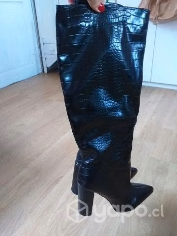 Botas largas cuerina talla 40 - Imagen 5