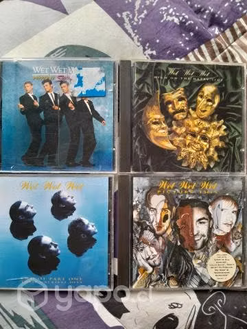 Wet wet wet lote de 4 cds musica pop 80s 90s