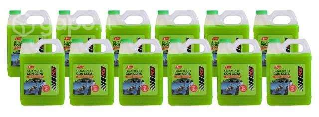 12 Unidades Shampoo Con Cera M2 1 Litro - Imagen 2