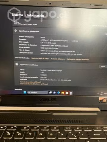 Notebook Gamer ASUS A15 - Imagen 5