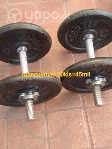 Pesas para hacer ejercicio
