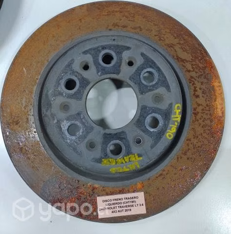 Disco Freno Trasero Izquierdo (CHT190) Chevrolet T