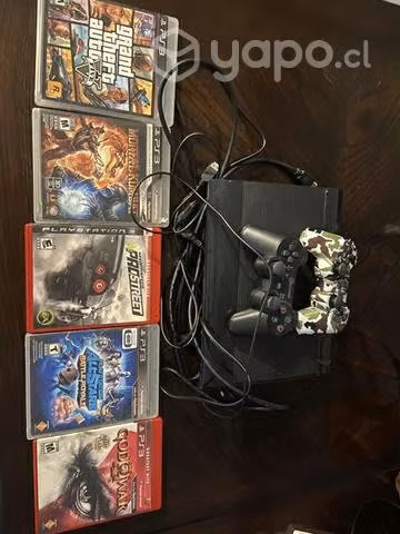 pa3 con dos controles y 5 juegos