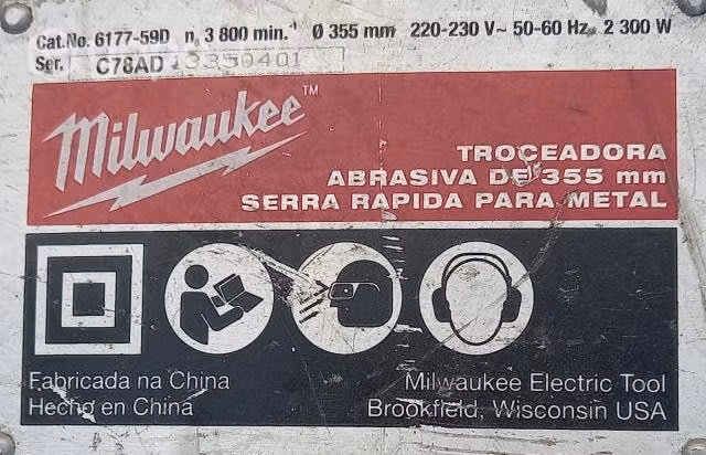 Tronzadora para metal